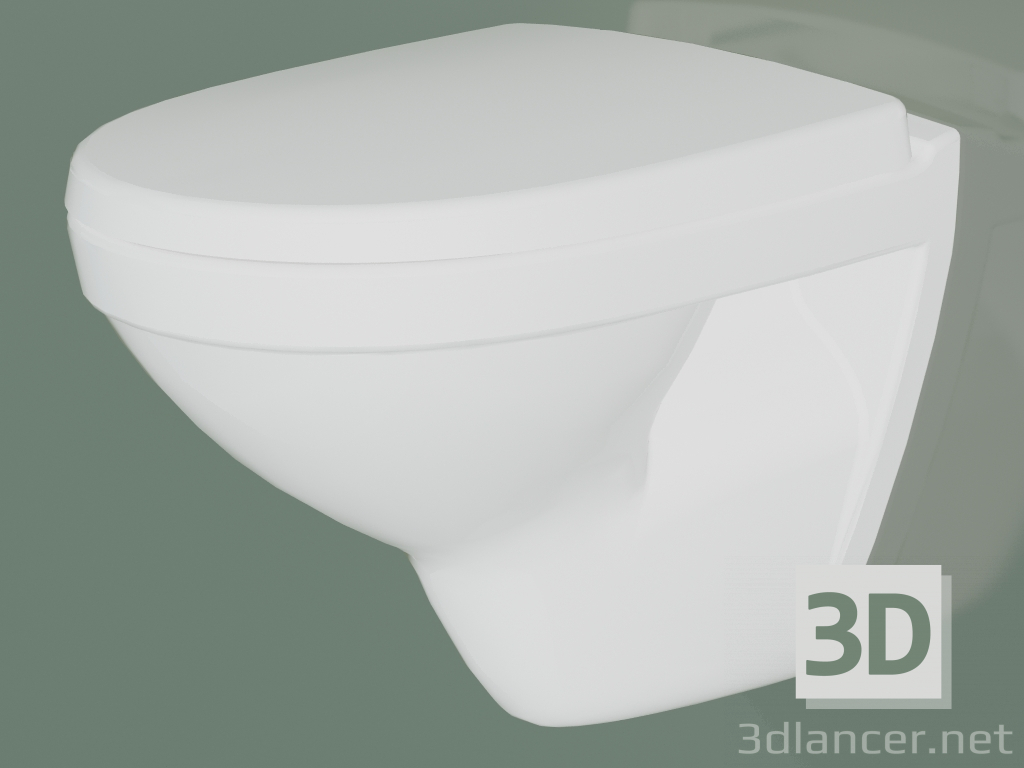 3D Modell Toilettenwand aufgehängt 5530 Nautic (GB115530001000) - Vorschau
