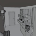 escena del pasillo 3D modelo Compro - render