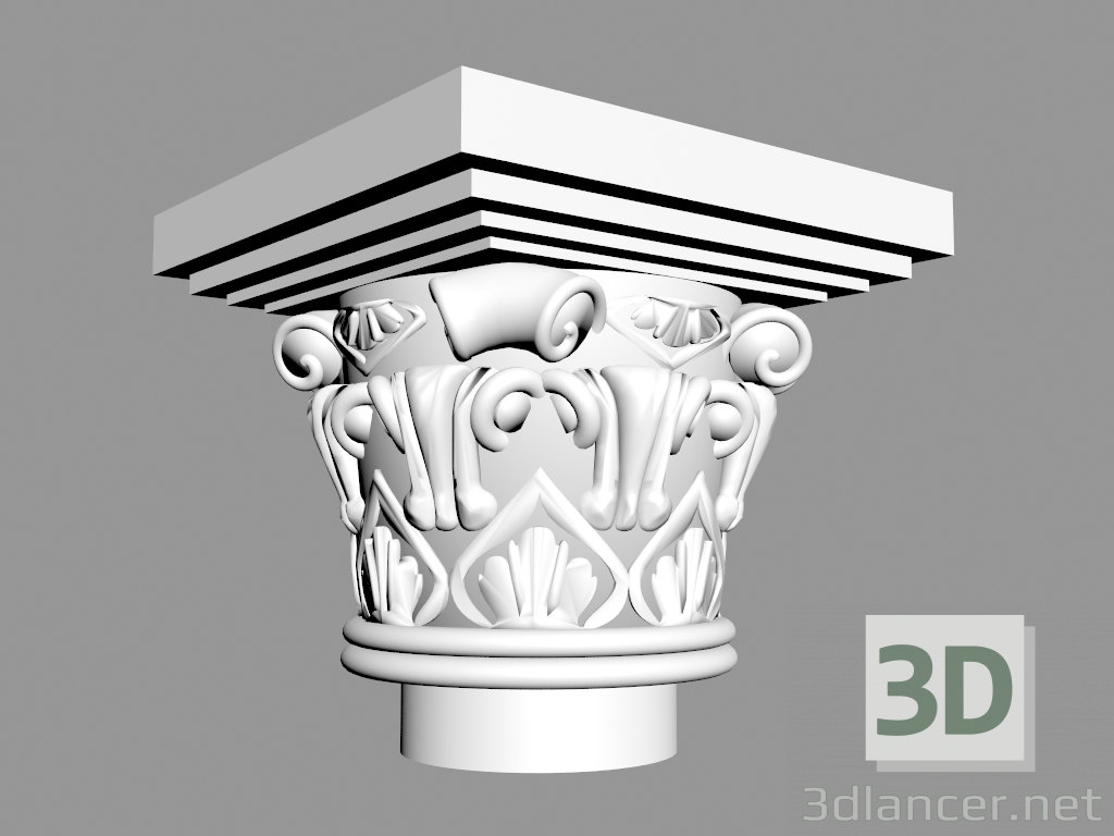 3D modeli Sütunlar (sermaye) L931 (1) - önizleme