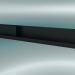 modèle 3D Étagère pliée (96x13 cm, noir) - preview