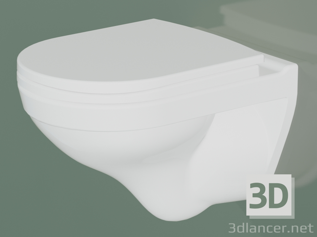 3d model Wall hung toilet Logic 5693 (56939901) - preview