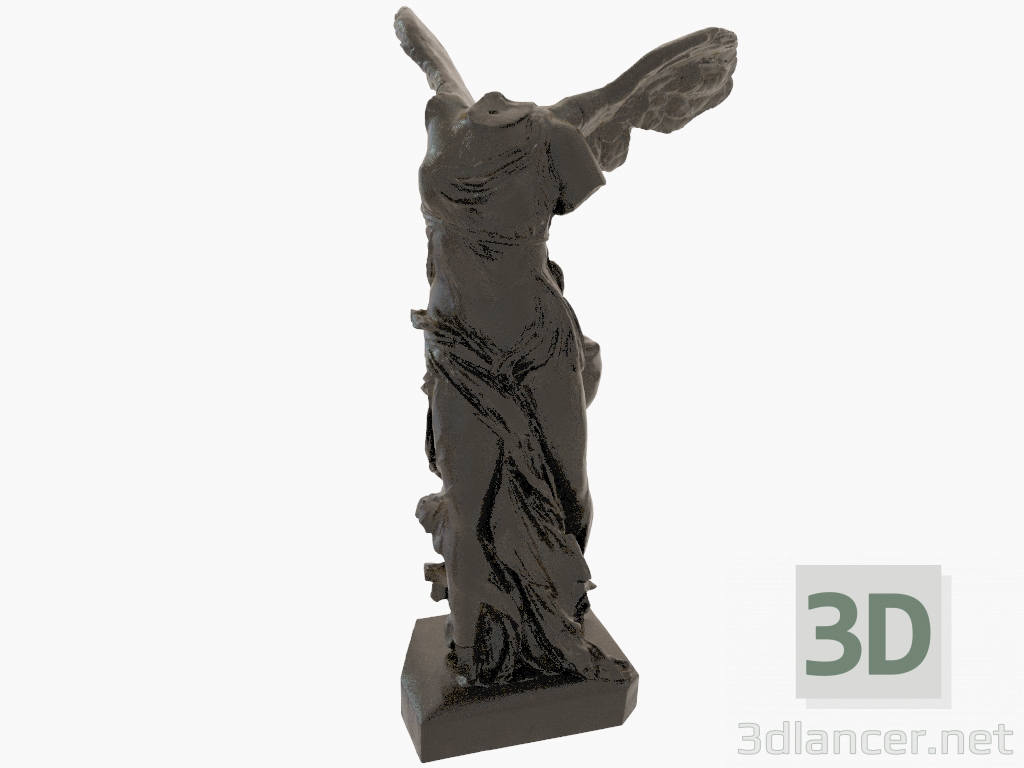 modello 3D Scultura in bronzo Vittoria alata di samotracia - anteprima