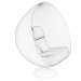 3d Armchair "Hemisphere" model buy - render