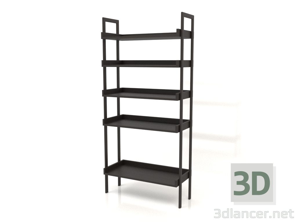 3d model Rack ST 03 (without pedestal) (900x400x1900, wood brown dark) - preview