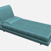 3d model Bed single HOYOS - preview