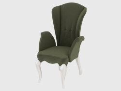 Chair with armrests in Art Deco style