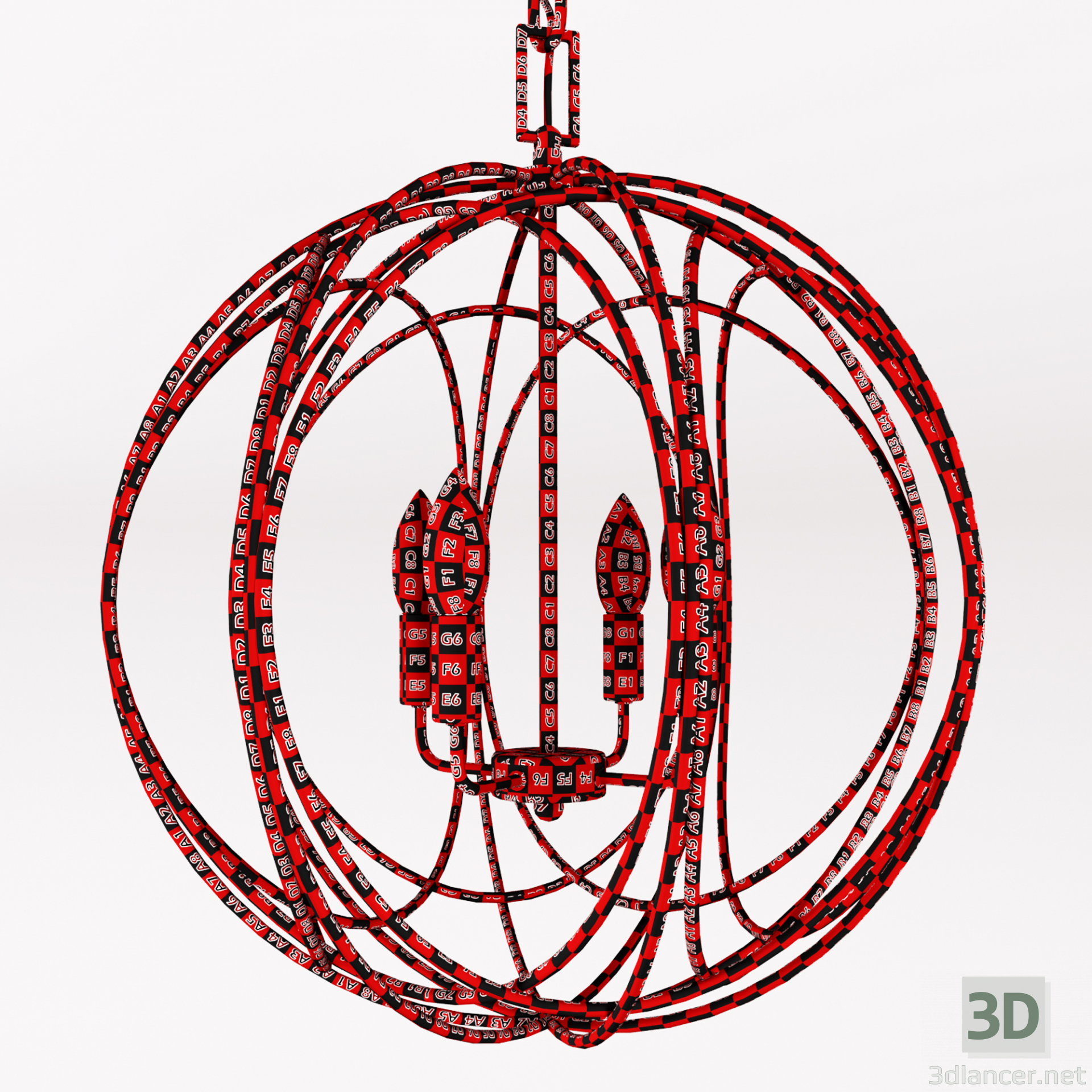 modèle 3D de Cage de lampe Arbor acheter - rendu