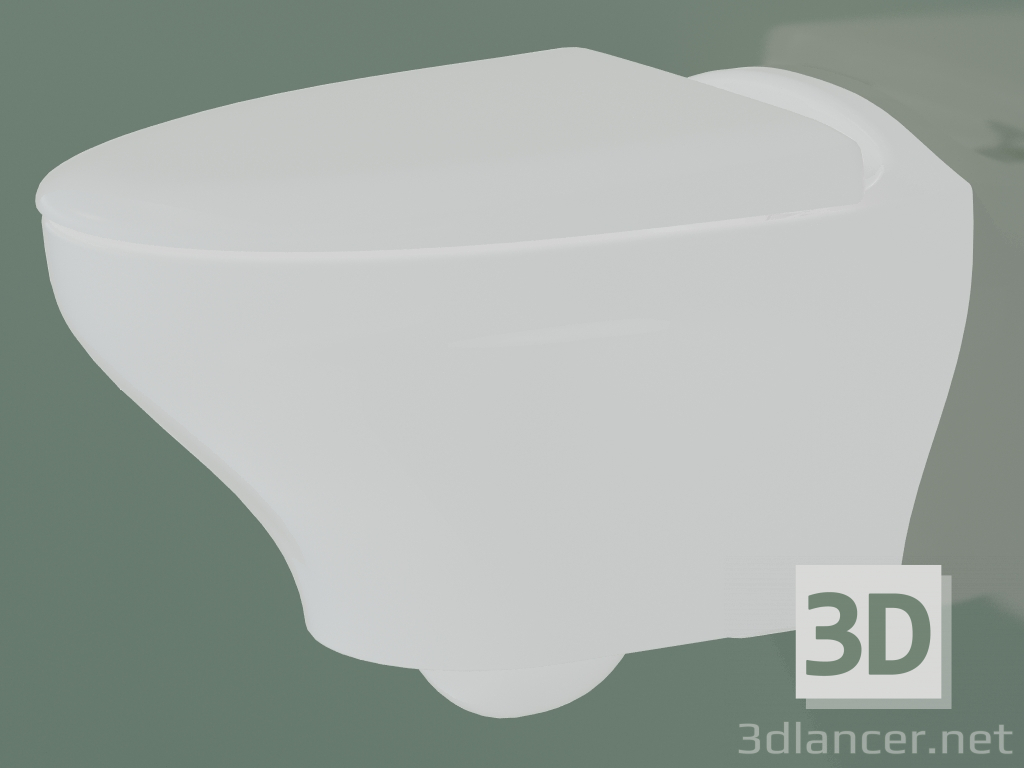3D Modell Wandtoilette Estetic 8330 (GB1183300R1030) - Vorschau