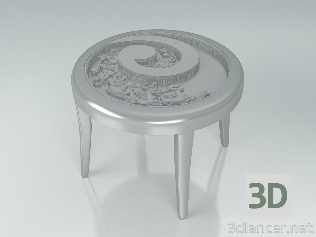 3D modeli Yuvarlak sehpa (mad. 76234) - önizleme