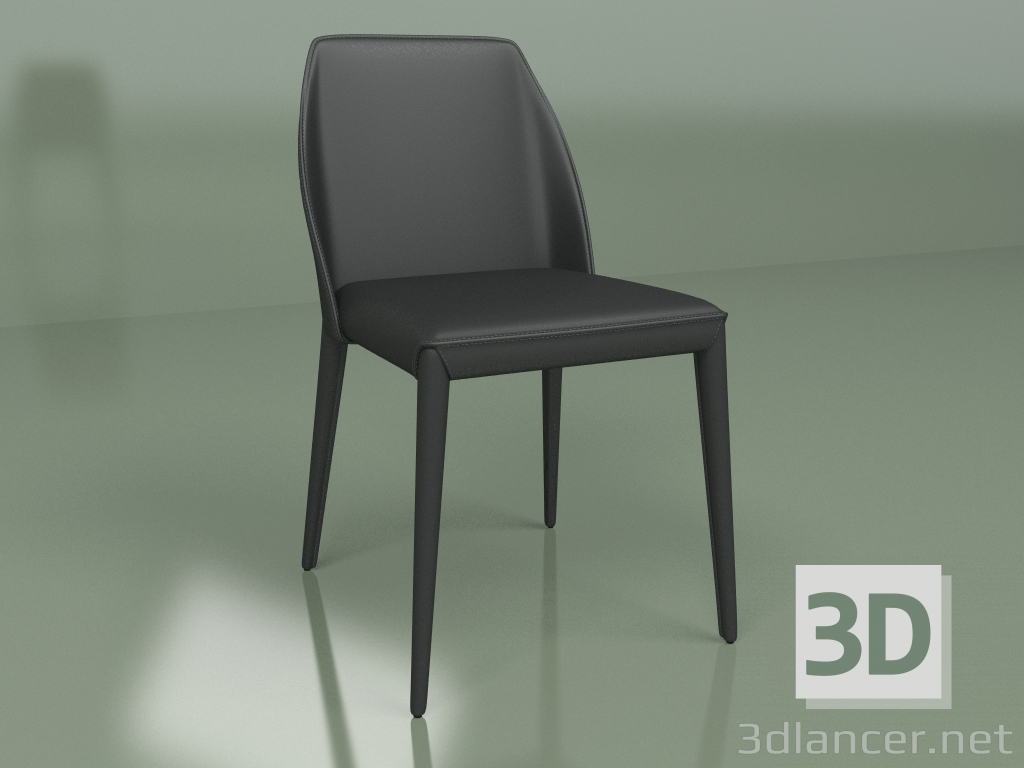 3D modeli Sandalye Marko Siyah - önizleme