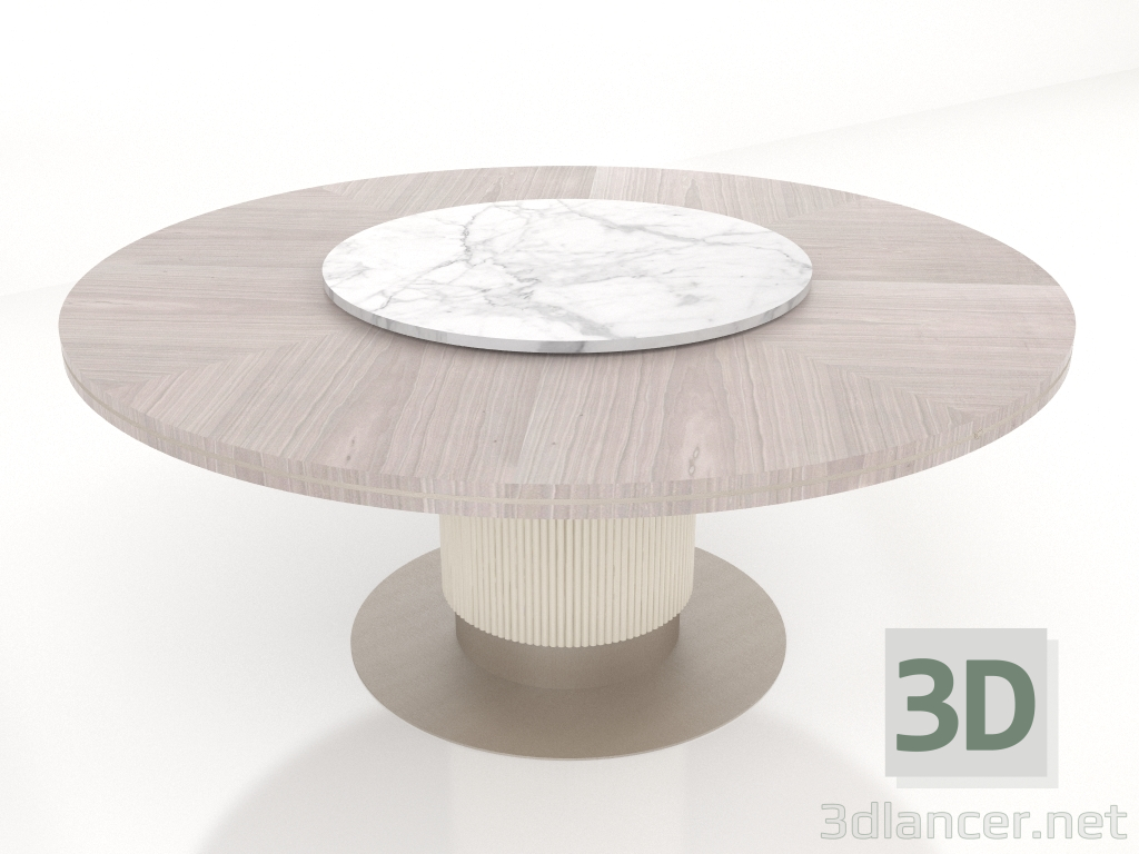 modèle 3D Table à manger ronde (C323) - preview