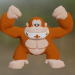 Donkey Kong Classic im Nintendo 64-Stil Low-Poly 3D-Modell kaufen - Rendern