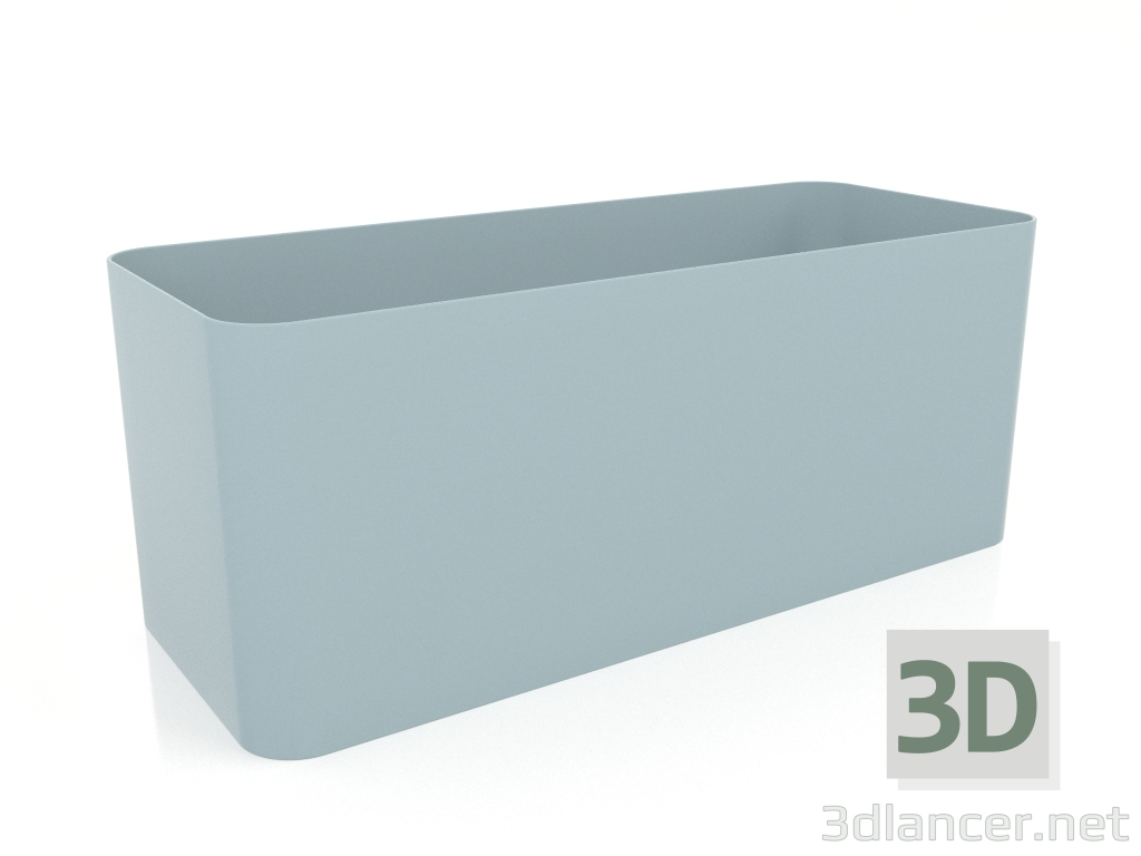 3D Modell Blumentopf 4 (Blaugrau) - Vorschau