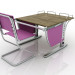 3d LIBAO LB-D05 "Growing" desk and "growing" Chair model buy - render