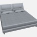 3d модель Подвійний Кім ліжко – превью
