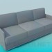 modello 3D Minimalismo divano - anteprima