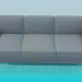 Modelo 3d Minimalismo de sofá - preview