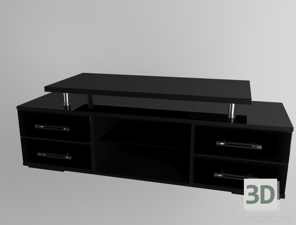 Armario para TV 3D modelo Compro - render