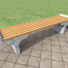 3d Bench, bench model buy - render