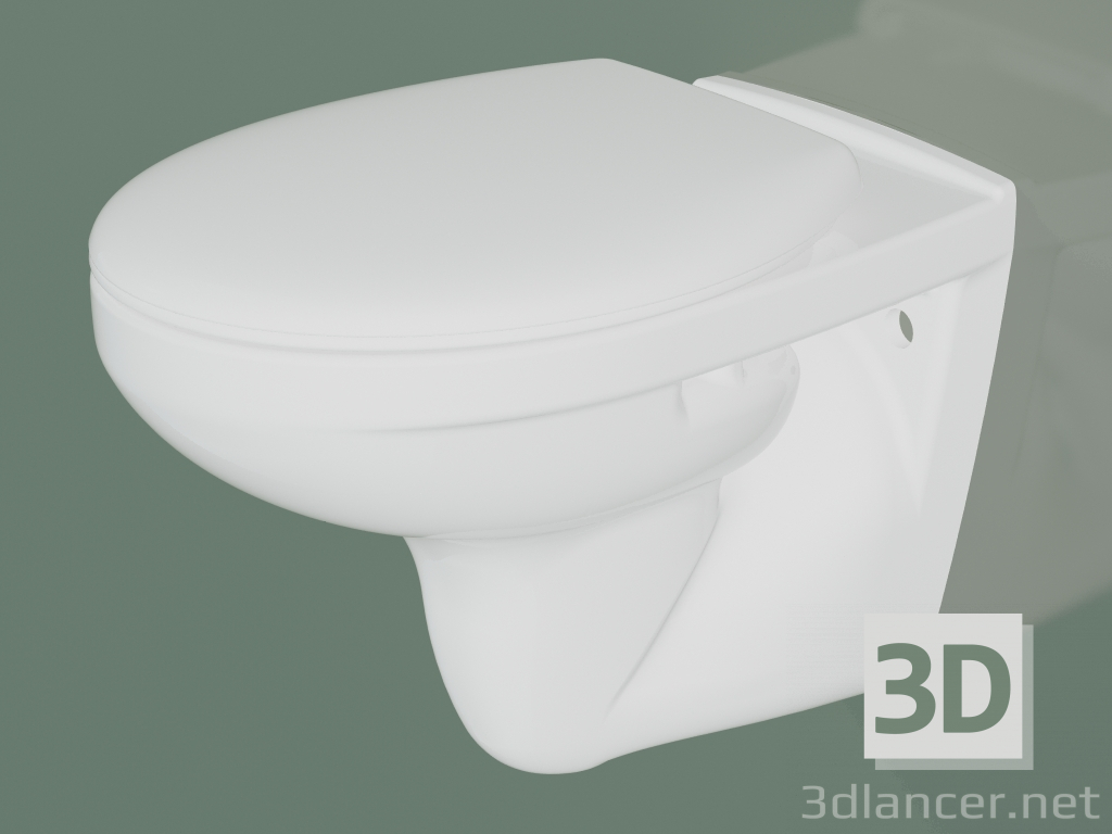 3D Modell Toilette Nordic 3 3530 zur Wandmontage (GB113530001000) - Vorschau