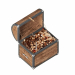 3d treasure chest model buy - render