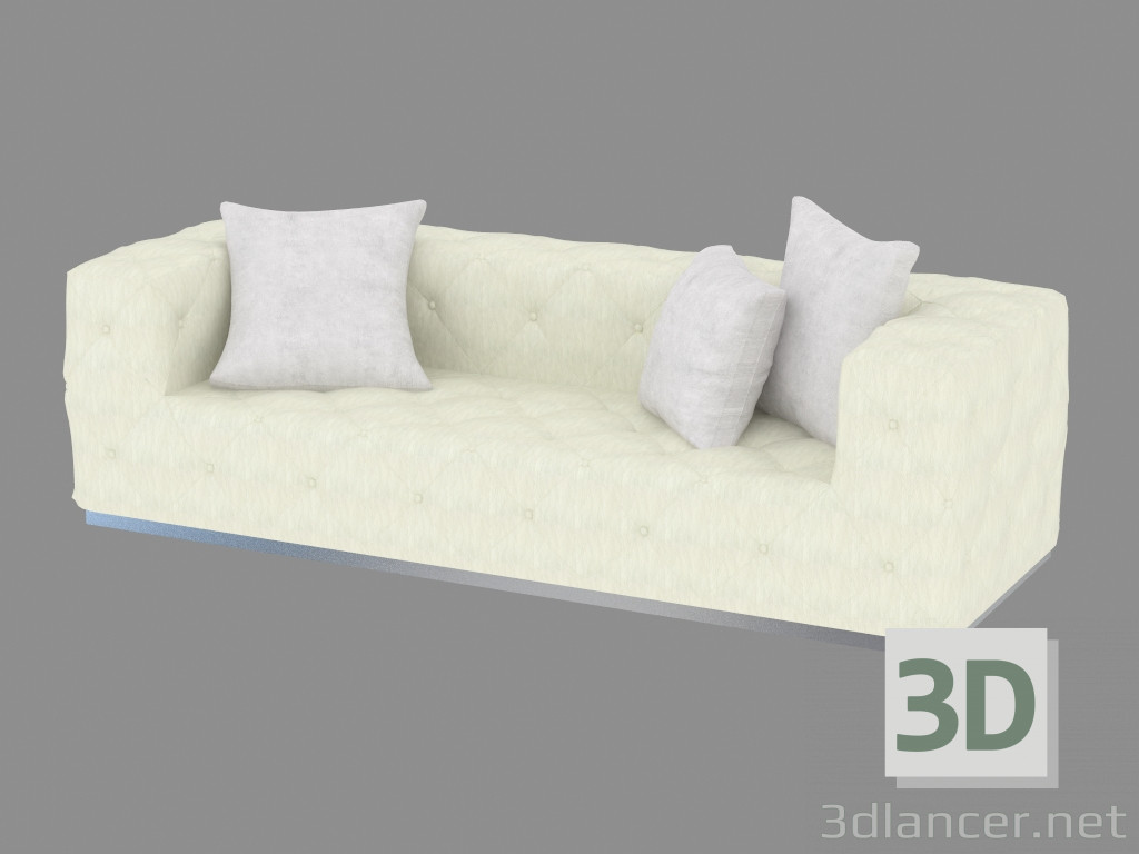 3D modeli Üçlü kanepe (260) - önizleme