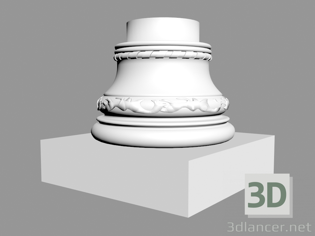 3D modeli Sütun (baz) L931 (3) - önizleme