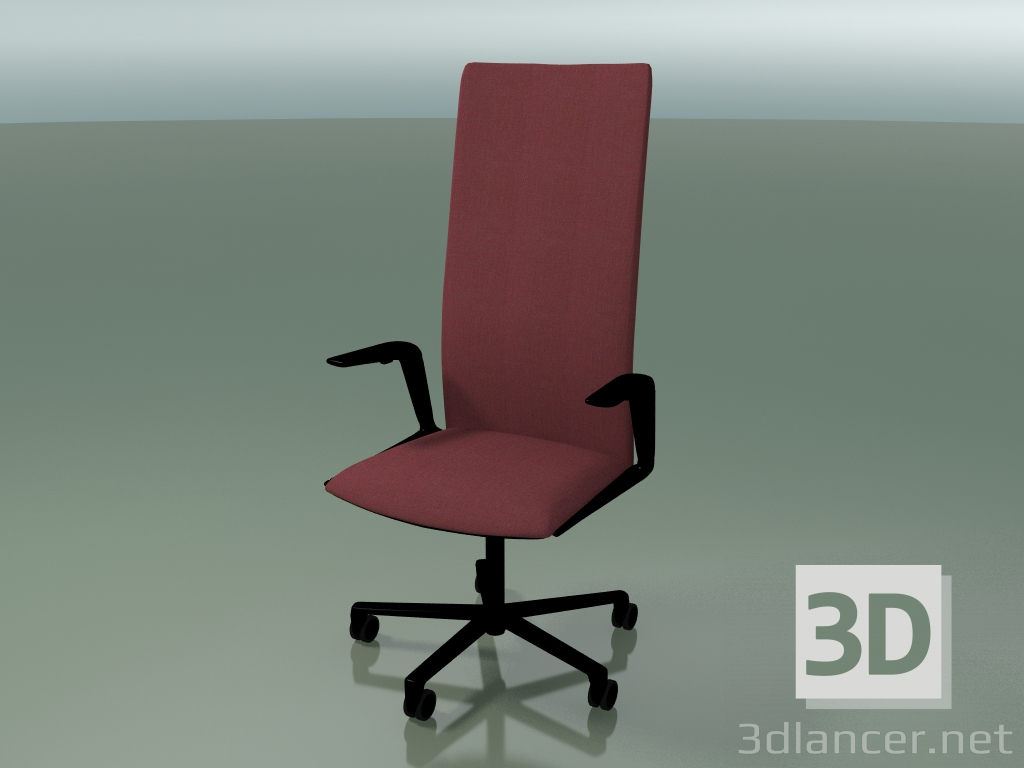 modèle 3D Chaise 4841 (5 roulettes, avec revêtement en tissu, V39) - preview