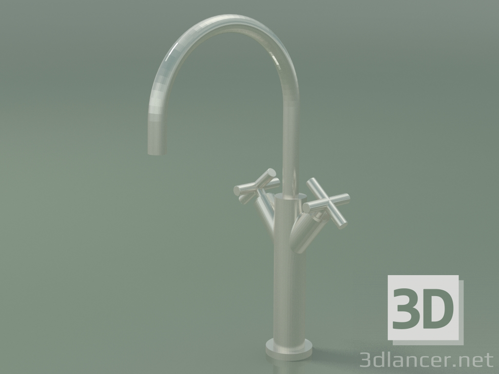 3D Modell Waschbecken Wasserhahn, hoch (22 534 892-06) - Vorschau