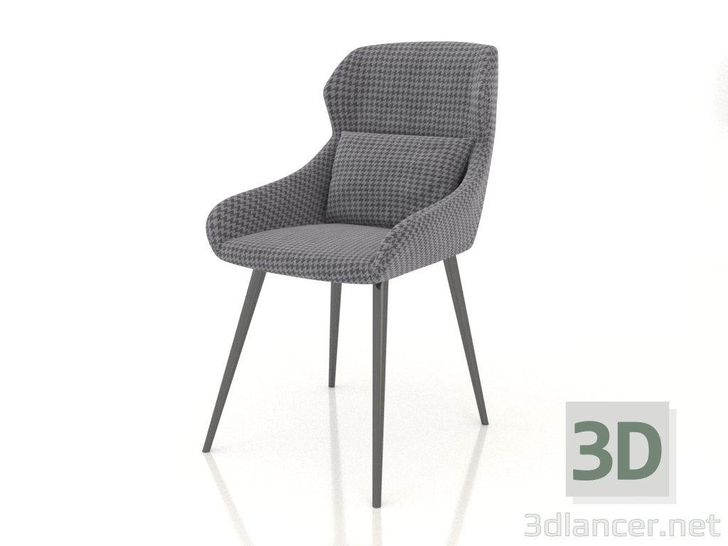 3D Modell Stuhl Maria (grau) - Vorschau