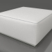 Modelo 3d Módulo sofá, pufe (cinza cimento) - preview