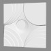 modello 3D Pannello murale in gesso (art.133) - anteprima