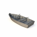 3d Лодка из затерянного моря модель купить - ракурс