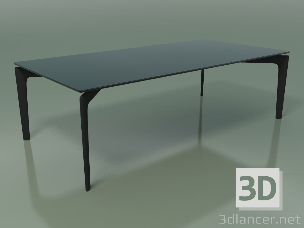 modello 3D Tavolo rettangolare 6708 (H 36.5 - 120x60 cm, vetro fumé, V44) - anteprima