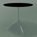 3D Modell Runder Tisch 5745 (H 72,5 - Ø79 cm, ausgebreitet, schwarz, LU1) - Vorschau