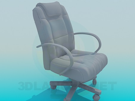 3d model silla del encargado - vista previa