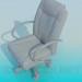3d model silla del encargado - vista previa