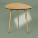 3d model Side table Drop (dark brown, light veneer) - preview