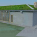 3d model Casa con piscina - vista previa