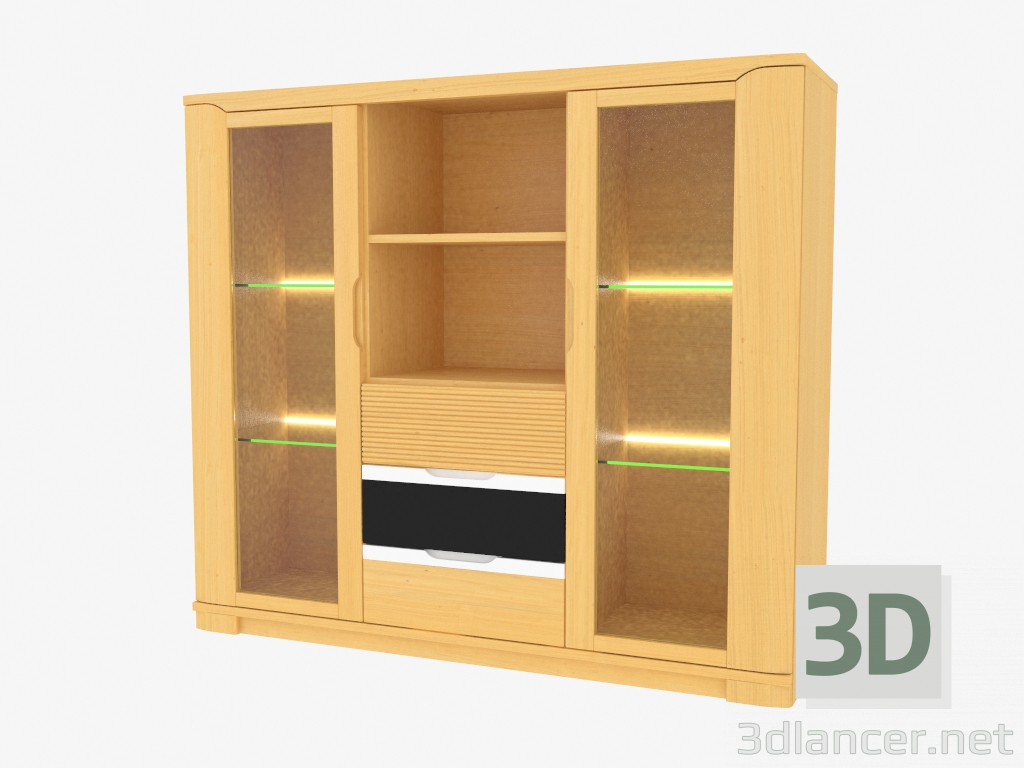3D Modell Sideboard (7414-06) - Vorschau
