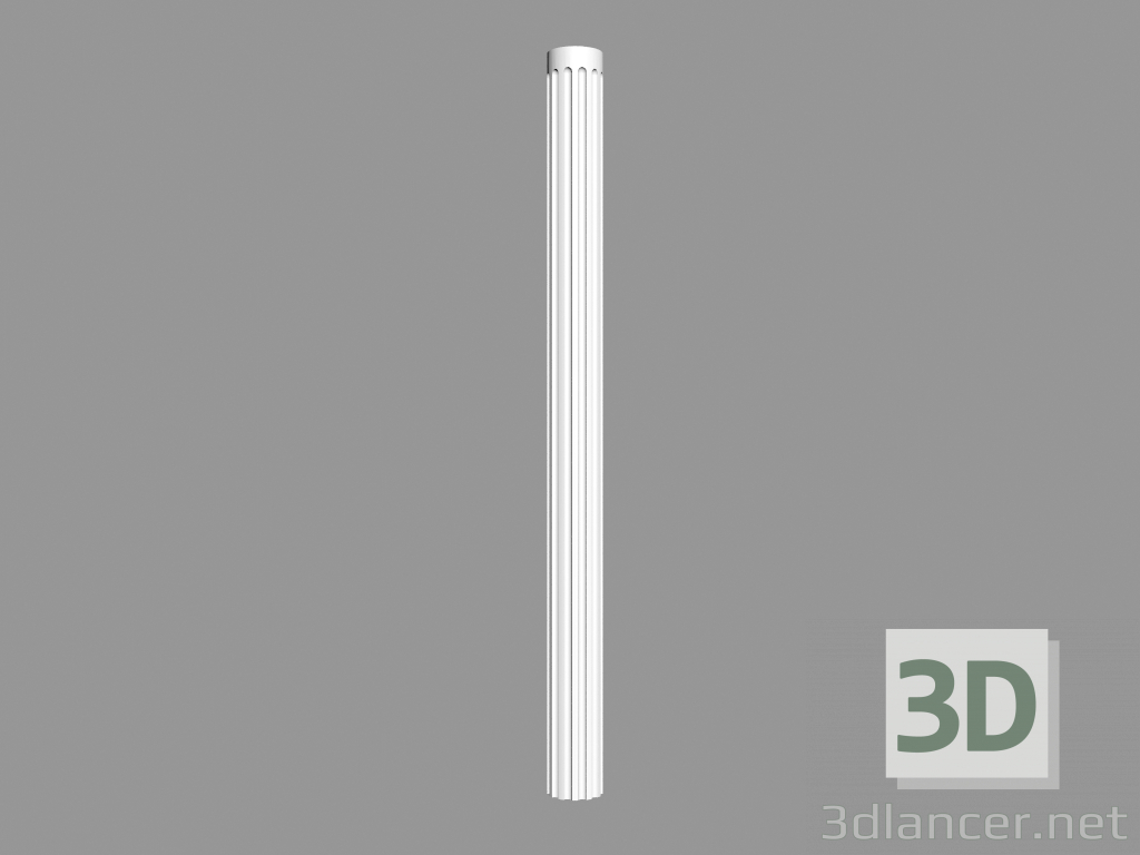 modello 3D Semicolonna (corpo) L9303 - anteprima
