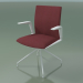 3d model Chair 4812 (on a flyover, rotating, with fabric upholstery, V12) - preview