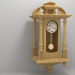 3d wall clock Pavel Bure model buy - render
