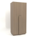 modello 3D Armadio MW 04 legno (opzione 3, 1000x650x2200, grigio legno) - anteprima