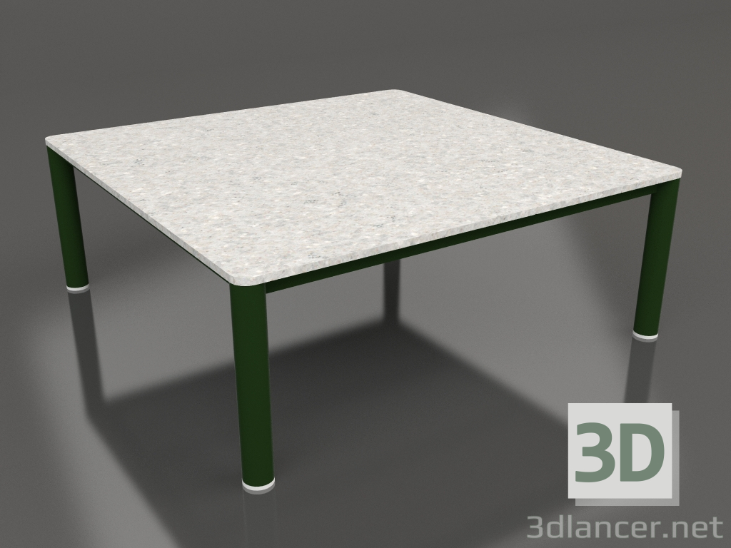 3d model Coffee table 94×94 (Bottle green, DEKTON Sirocco) - preview