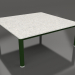 3d model Coffee table 94×94 (Bottle green, DEKTON Sirocco) - preview