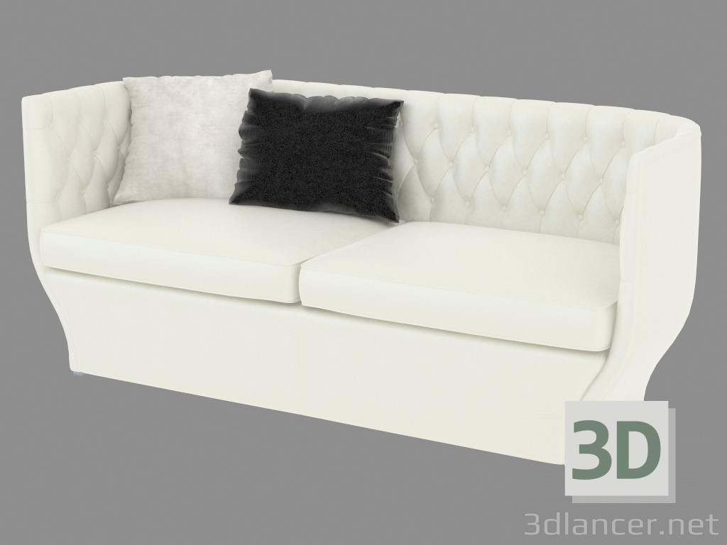 3d model Double leather sofa Giselle (200) - preview