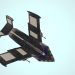 3d модель Космический истребитель "Акулка" – превью