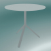 3 डी मॉडल टेबल MIURA (9591-01 (UR80cm), H 73cm, सफ़ेद, सफेद) - पूर्वावलोकन
