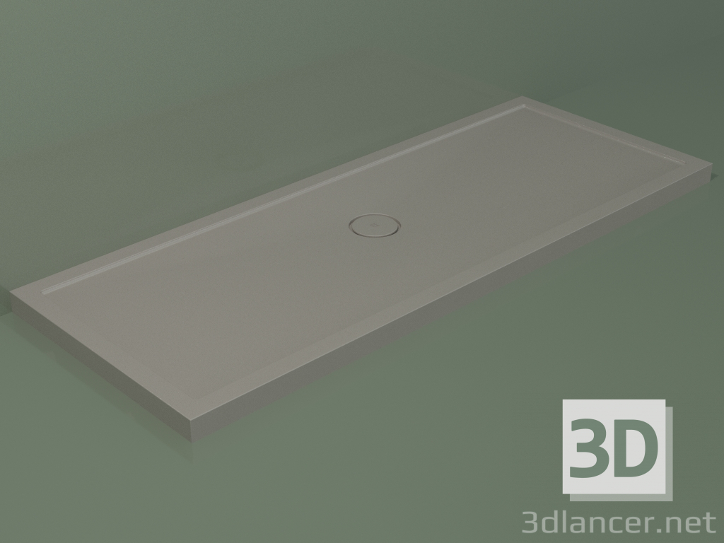 3D modeli Duş teknesi Medio (30UM0114, Clay C37, 180x70 cm) - önizleme